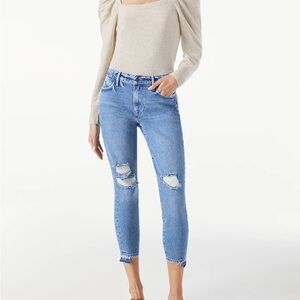 Frame Le High Skinny Crop